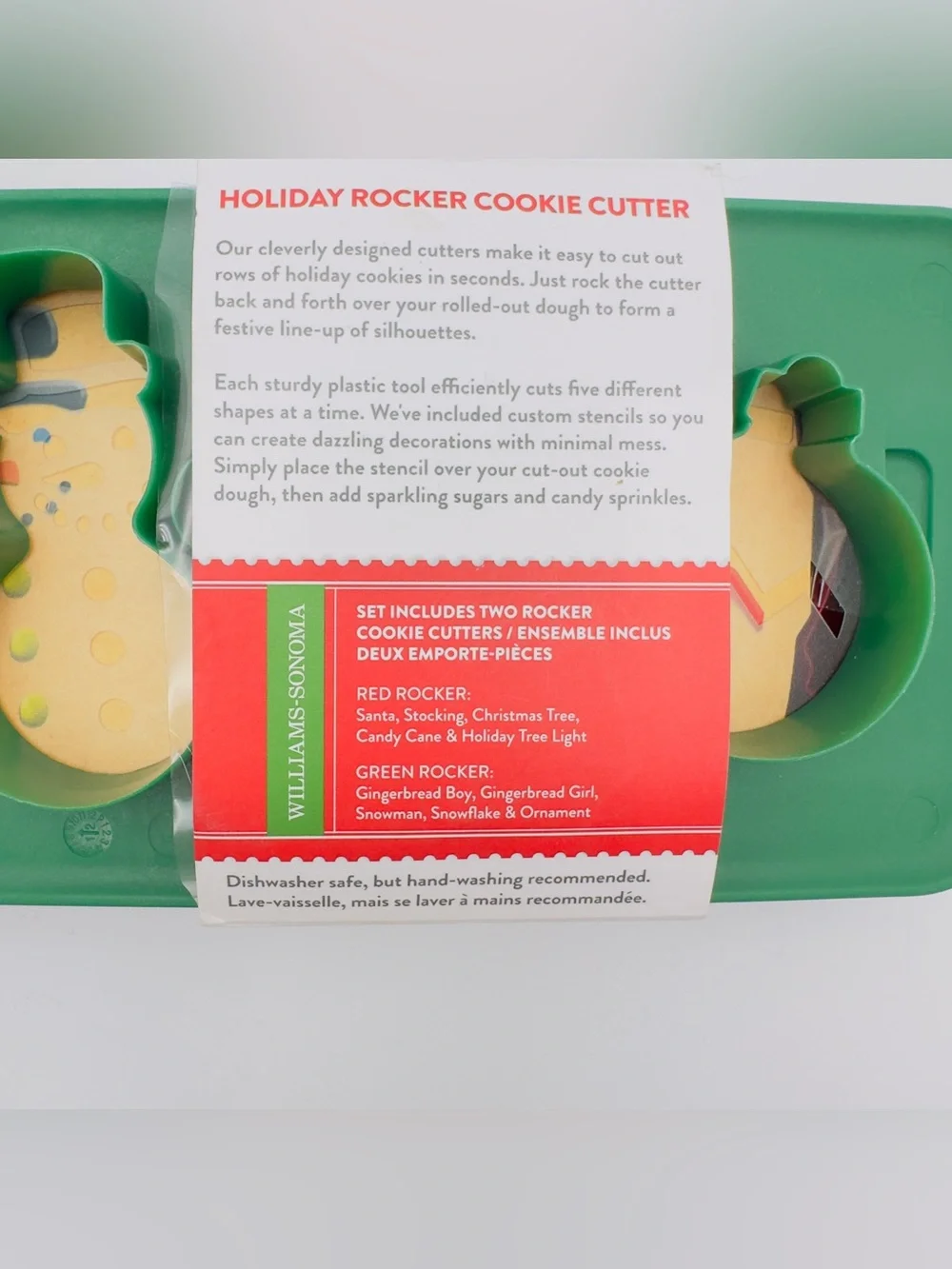 Williams Sonoma Holiday Rocker Cookie Cutter Set - Red